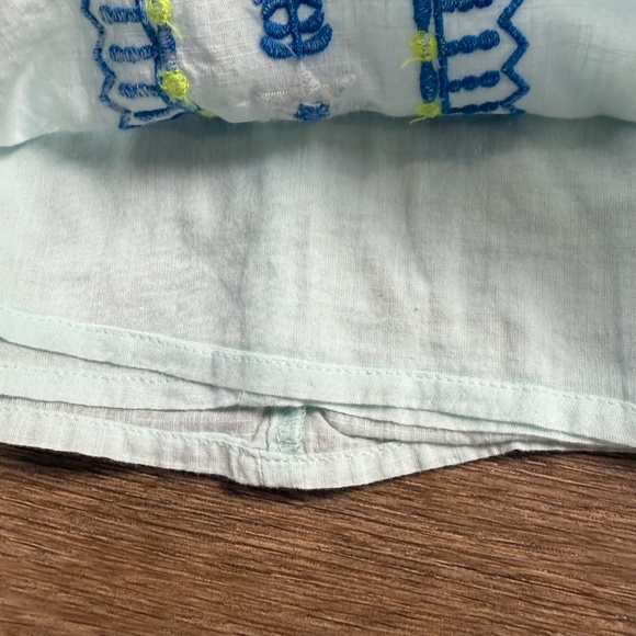 Vineyard Vines Girls Embroidered Cotton Dress Cap Sleeve Lined Back to School - Picture 5 of 11